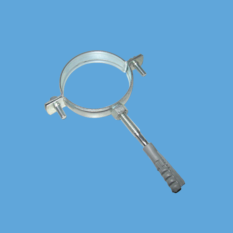 12 015 xxx 不帶膠重型管卡，電鍍鋅.帶中孔雙牙釘和膨脹管.jpg